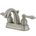 Kingston Brass Water Saving Restoration Centerset Lavatory Faucet with Metal Lever Handles-Bathroom Faucets-Free Shipping-Directsinks.