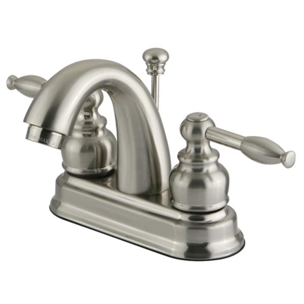 Kingston Brass Water Saving Knight Centerset Lavatory Faucet with Lever Handles-Bathroom Faucets-Free Shipping-Directsinks.