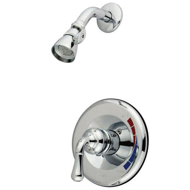 Kingston Brass GKB631TSO Water Saving Magellan Shower Combination with 1.5GPM Water Savings Showerhead-Trim Only in Chrome-Shower Faucets-Free Shipping-Directsinks.