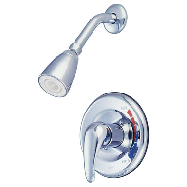 Kingston Brass GKB651SO Water Saving Chatham Shower Only Faucet with 1.5GPM Shower Head and Single Lever Handle in Chrome-Shower Faucets-Free Shipping-Directsinks.