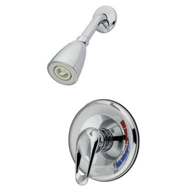 Kingston Brass GKB691SO Water Saving Chatham Shower Faucet with 1.5GPM Showerhead and Single Loop Handle in Chrome-Shower Faucets-Free Shipping-Directsinks.