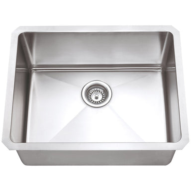 Hardware Resources Stainless Steel 16 Gauge Fabricated Kitchen Sink-DirectSinks