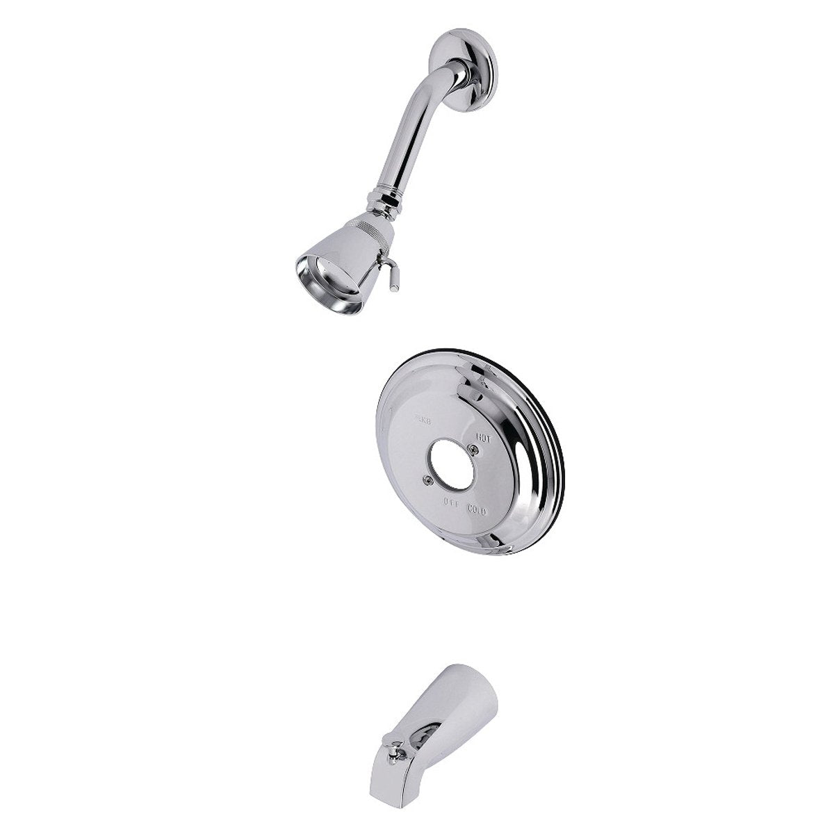 Kingston Brass Tub and Shower Trim Only Without Handle in Polished Chrome