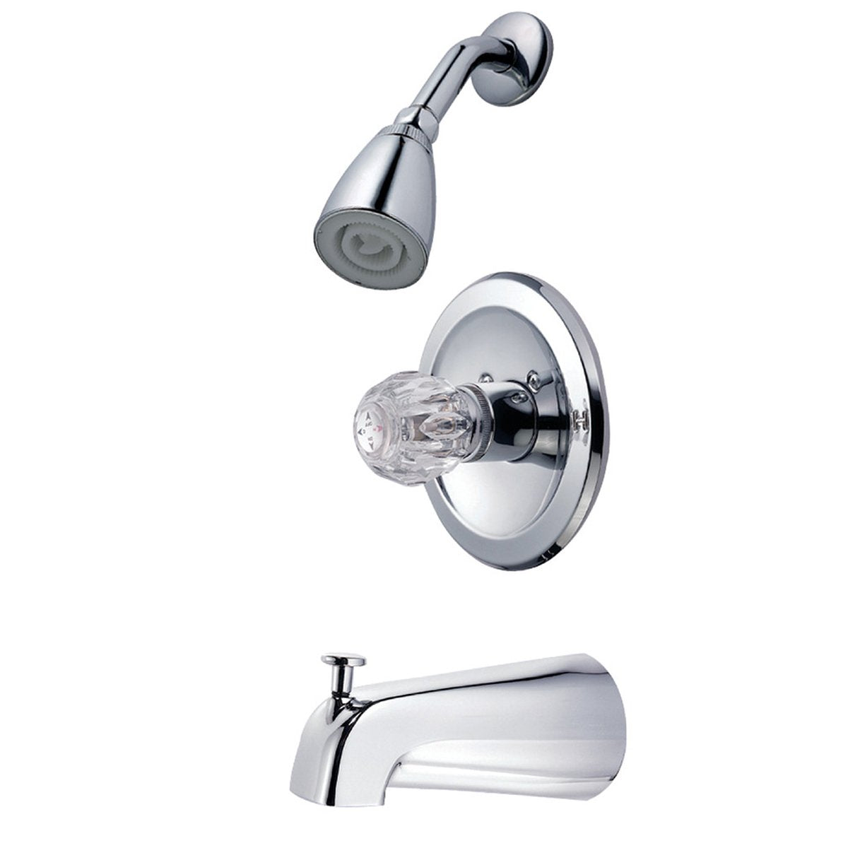Kingston Brass Tub and Shower Trim Only For KB531 in Polished Chrome