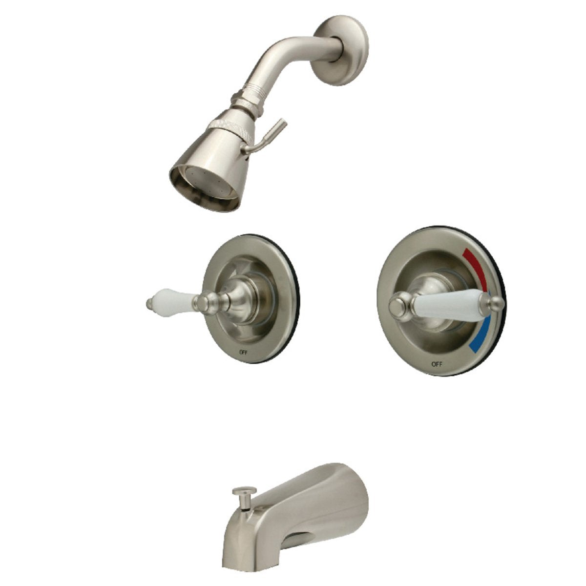 Kingston Brass KB66XPL-P Tub and Shower Faucet