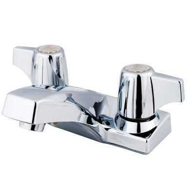 Kingston Brass Columbia Two Handle 4" Centerset Lavatory Faucet in Polished Chrome-Bathroom Faucets-Free Shipping-Directsinks.