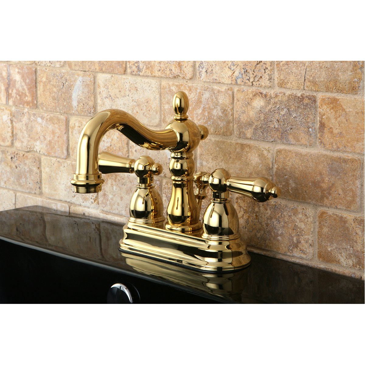 Kingston Brass Heritage 4-Inch Centerset 3-Hole Bathroom Faucet