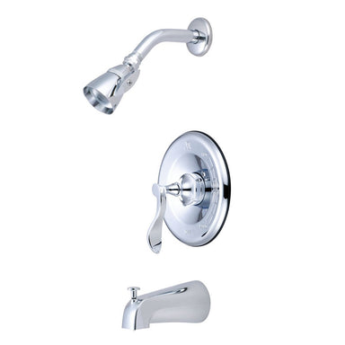 Kingston Brass Century Single Handle Tub and Shower Faucet-Shower Faucets-Free Shipping-Directsinks.