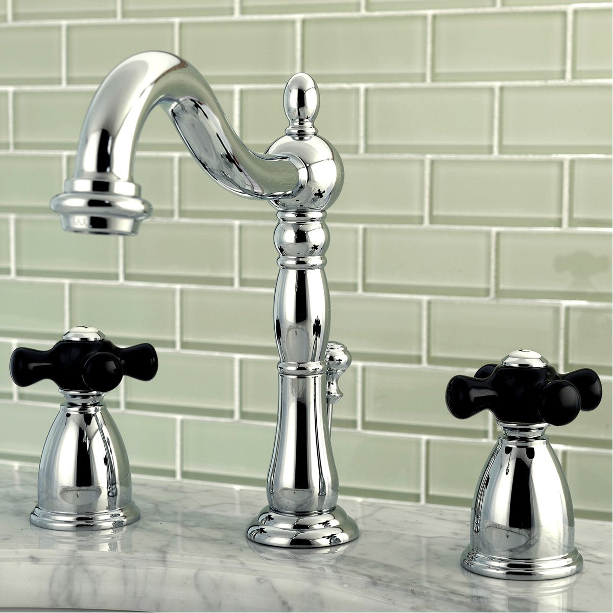 Kingston Brass Duchess 3-Hole 8-Inch Widespread Bathroom Faucet