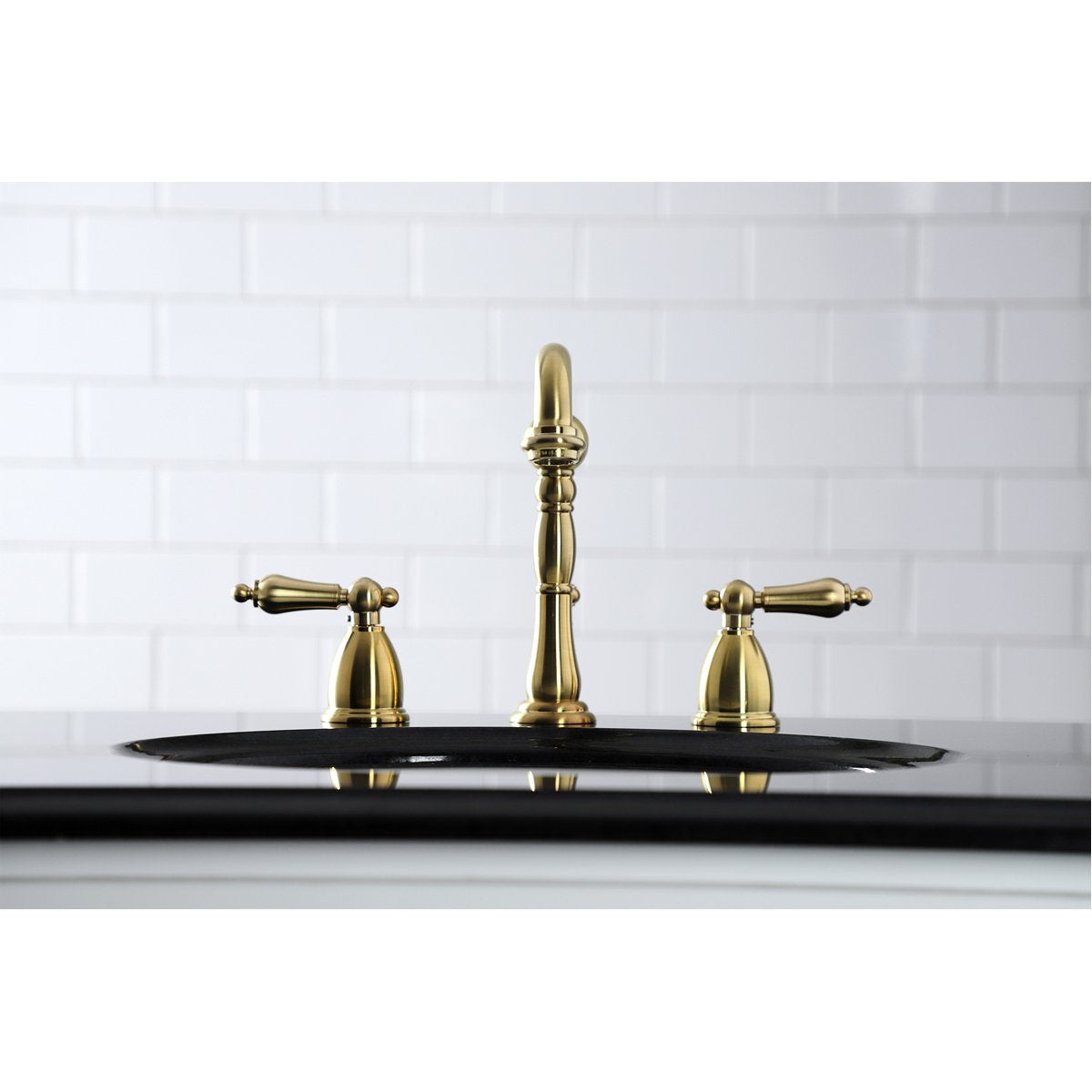 Kingston Brass Heritage 8-Inch Widespread Bathroom Faucet