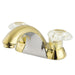 Kingston Brass Naples Two Handle 4" Centerset Lavatory Faucet-Bathroom Faucets-Free Shipping-Directsinks.