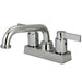 Kingston Brass NuvoFusion Two Handle 4-inch Centerset Laundry Faucet-Bathroom Faucets-Free Shipping-Directsinks.