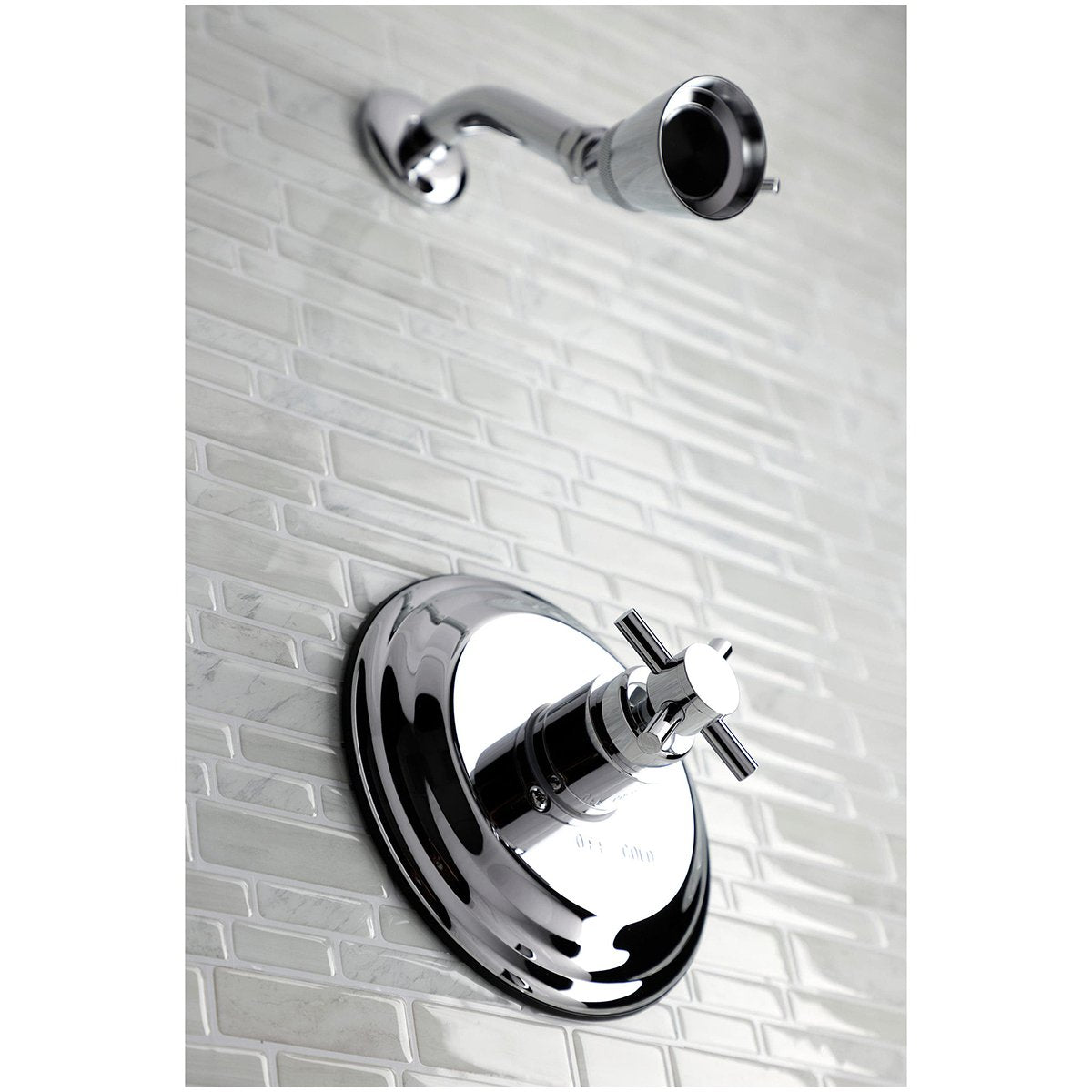 Kingston Brass KB2631DXTSO Shower Faucet Trim Only in Polished Chrome