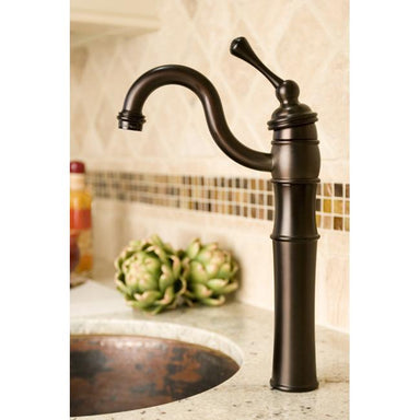 Kingston Brass Victorian Single Handle Vessel Sink Faucet with Optional Cover Plate-Bathroom Faucets-Free Shipping-Directsinks.
