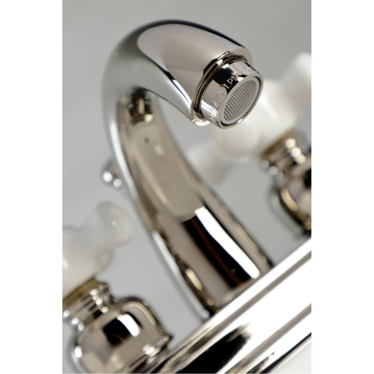 Kingston Brass Restoration 4-Inch Centerset Deck Mount Bathroom Faucet