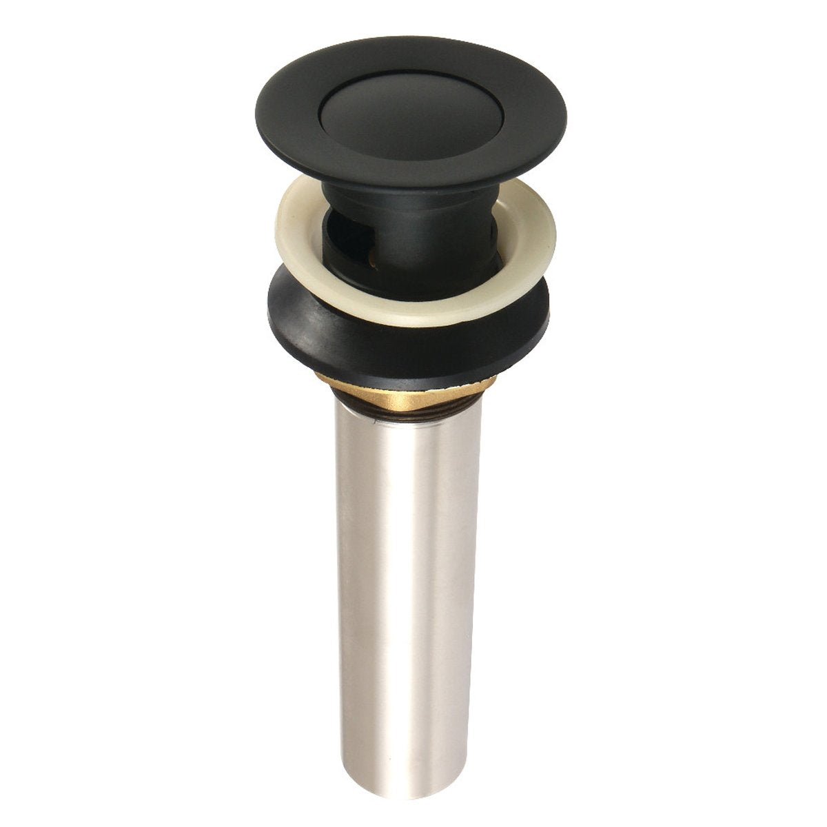Kingston Brass Complement Push-Up Drain with Overflow