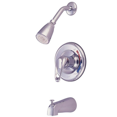 Kingston Brass Chatham Single Handle Polished Chrome Tub and Shower Faucet-Shower Faucets-Free Shipping-Directsinks.