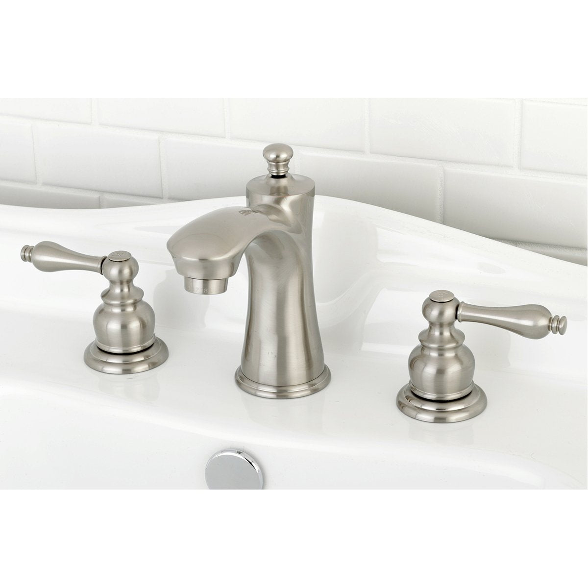 Kingston Brass Victorian 8-Inch Widespread Bathroom Faucet-DirectSinks
