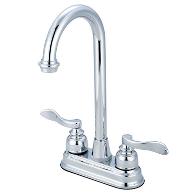 Kingston Brass Nuwave French Two Handle 4" Centerset Bar Faucet-Bar Faucets-Free Shipping-Directsinks.
