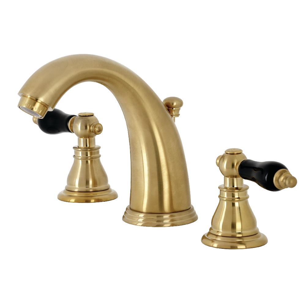 Kingston Brass KB98XAKL-P Duchess Widespread Bathroom Faucet with Plastic Pop-Up