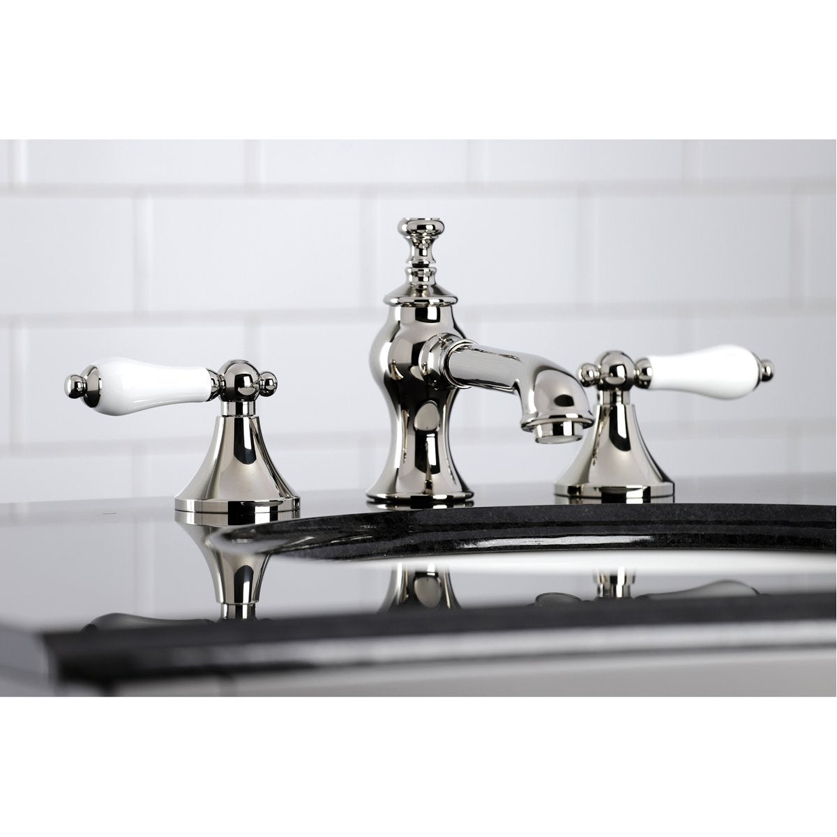 Kingston Brass Vintage 8-Inch Widespread Three-Hole Bathroom Faucet-DirectSinks