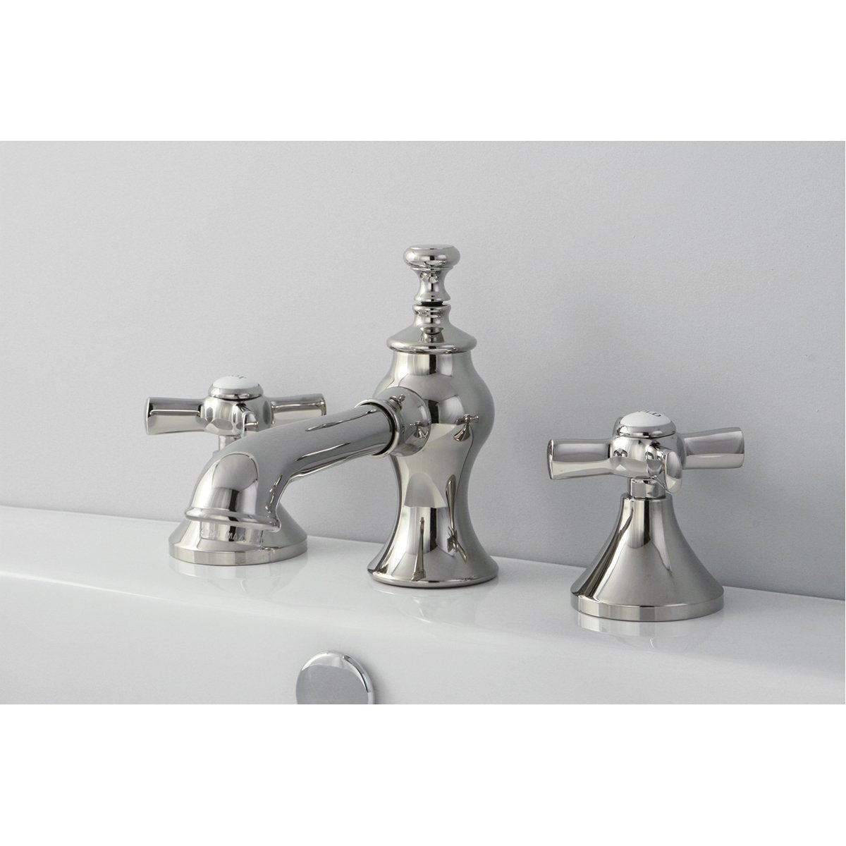 Kingston Brass Millennium 3-Hole 8" Widespread Bathroom Faucet