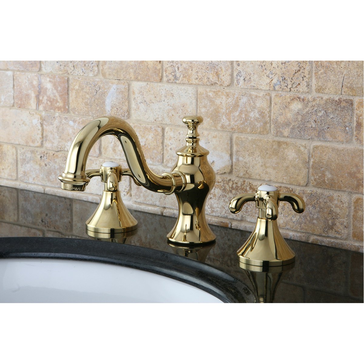 Kingston Brass French Country 8" Widespread Bathroom Faucet