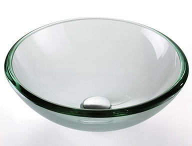 KRAUS 19 mm Thick Glass Vessel Sink in Clear-KRAUS-DirectSinks