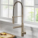KRAUS Artec Pro Commercial Style Single Handle Kitchen Faucet with Pot Filler in Spot Free Antique Champagne Bronze-Kitchen Faucets-DirectSinks