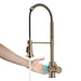 KRAUS Britt Touchless Pull-Down Single Handle Faucet in Spot Free Antique Champagne Bronze-Kitchen Faucets-DirectSinks