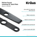 KRAUS DP02 Deck Plate for Kitchen Faucet-Kitchen Accessories-KRAUS