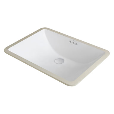 KRAUS Elavo„¢ Large Rectangular Ceramic Undermount Bathroom Sink in White with Overflow-KRAUS-DirectSinks
