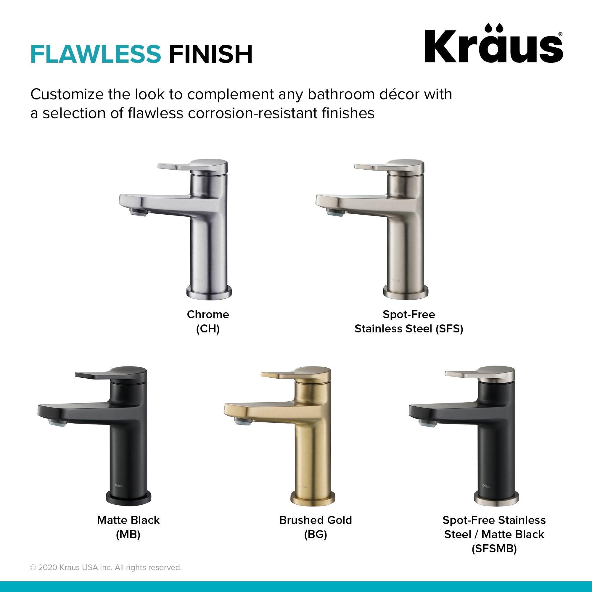 KRAUS Indy Single Handle Bathroom Faucet in Chrome KBF-1401CH | DirectSinks