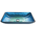 KRAUS Irruption Rectangular Glass Vessel Sink in Blue-KRAUS-DirectSinks
