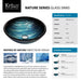 Kraus Ladon Glass Vessel Sink and Ramus Faucet-DirectSinks