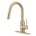 KRAUS Oletto Pull-Down Single Handle Kitchen Faucet in Spot Free Antique Champagne Bronze-Kitchen Faucets-DirectSinks