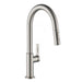 KRAUS Oletto Single Handle Pull-Down Kitchen Faucet in Spot Free Stainless Steel KPF-2820SFS | DirectSinks