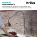 KRAUS Sellette Commercial Style Pull-Down Kitchen Faucet in Oil Rubbed Bronze KPF-1683ORB | DirectSinks