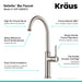 KRAUS Sellette Kitchen Bar Faucet in Spot Free Stainless Steel KPF-1681SFS | DirectSinks
