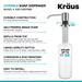 KSD-53SFSMB-KRAUS Kitchen Soap Dispenser in Spot Free Stainless Steel/Matte Black