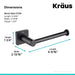 KRAUS Ventus™ Bathroom Toilet Paper Holder-Bathroom Accessories-KRAUS