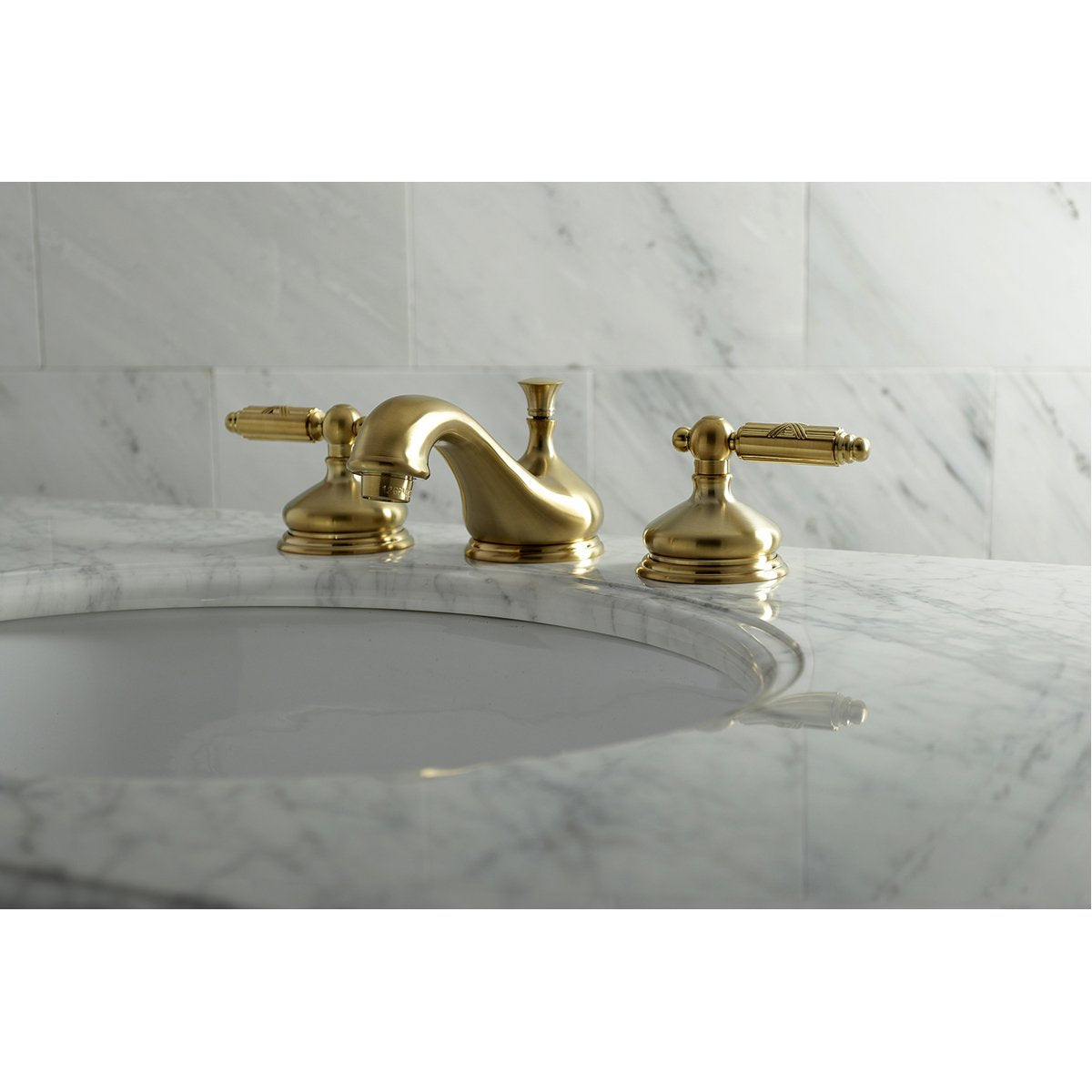 Kingston Brass Georgian 8-Inch Widespread Bathroom Faucet