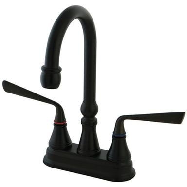 Kingston Brass KS2495ZL Silver Sage Widespread ADA Bar Faucet in Oil Rubbed Bronze-Bar Faucets-Free Shipping-Directsinks.