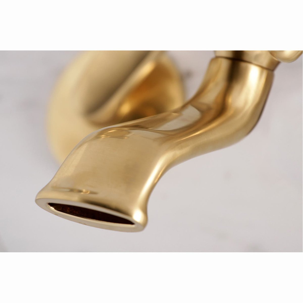 Kingston Brass Tub Wall Mount Clawfoot Tub Faucet with Hand Shower