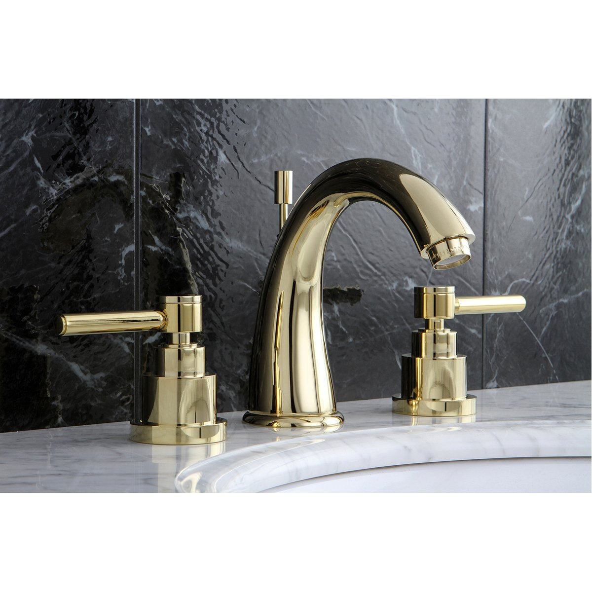 Kingston Brass Elinvar 8-Inch Widespread Bathroom Faucet