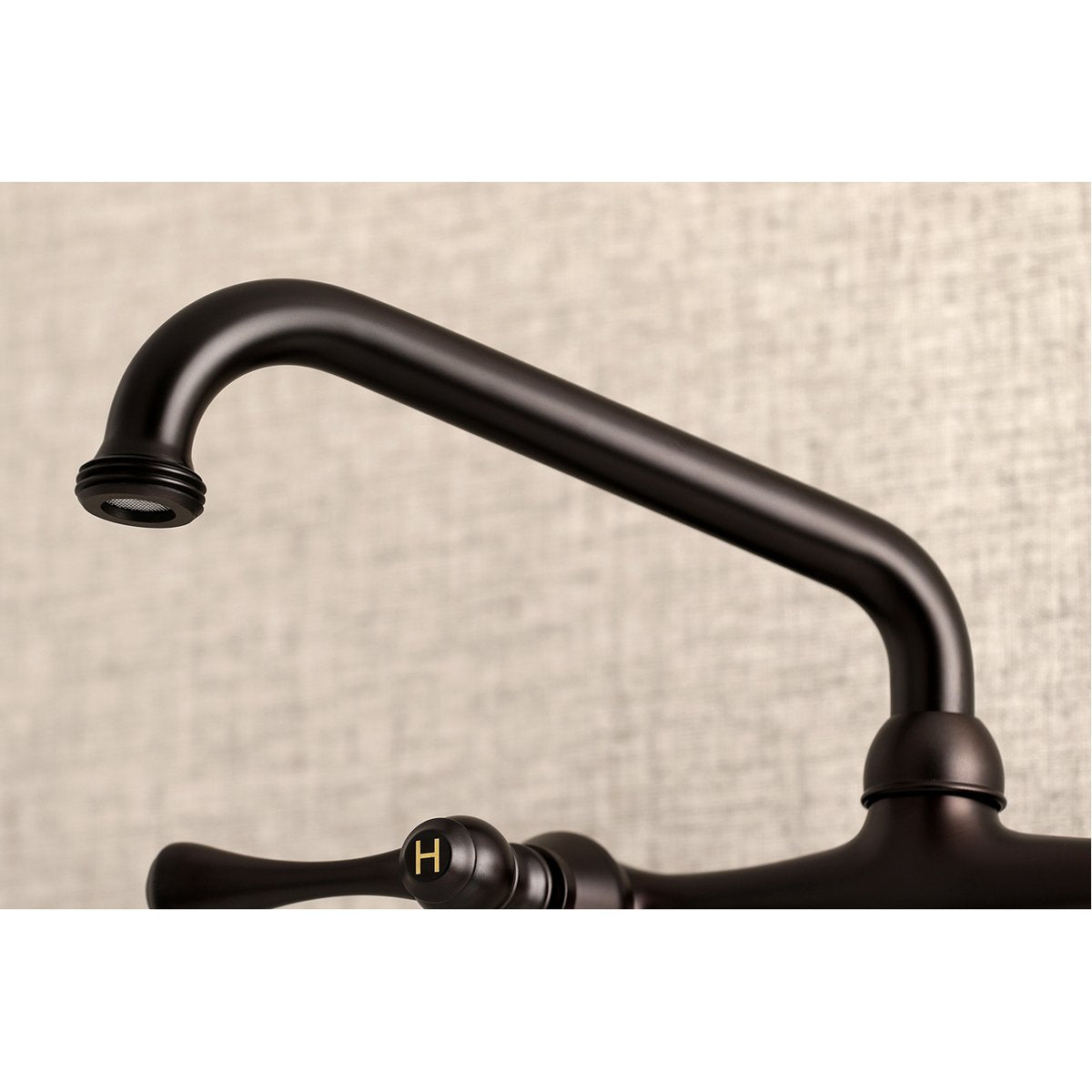 Kingston Brass 6" Adjustable Center Wall Mount Laundry Faucet