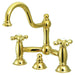 Kingston Brass Two Handle 8" Widespread Lavatory Faucet with Brass Pop-up-Bathroom Faucets-Free Shipping-Directsinks.