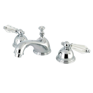 Kingston Brass Wilshire Aqua Eden 8" Widespread Bathroom Faucet-DirectSinks