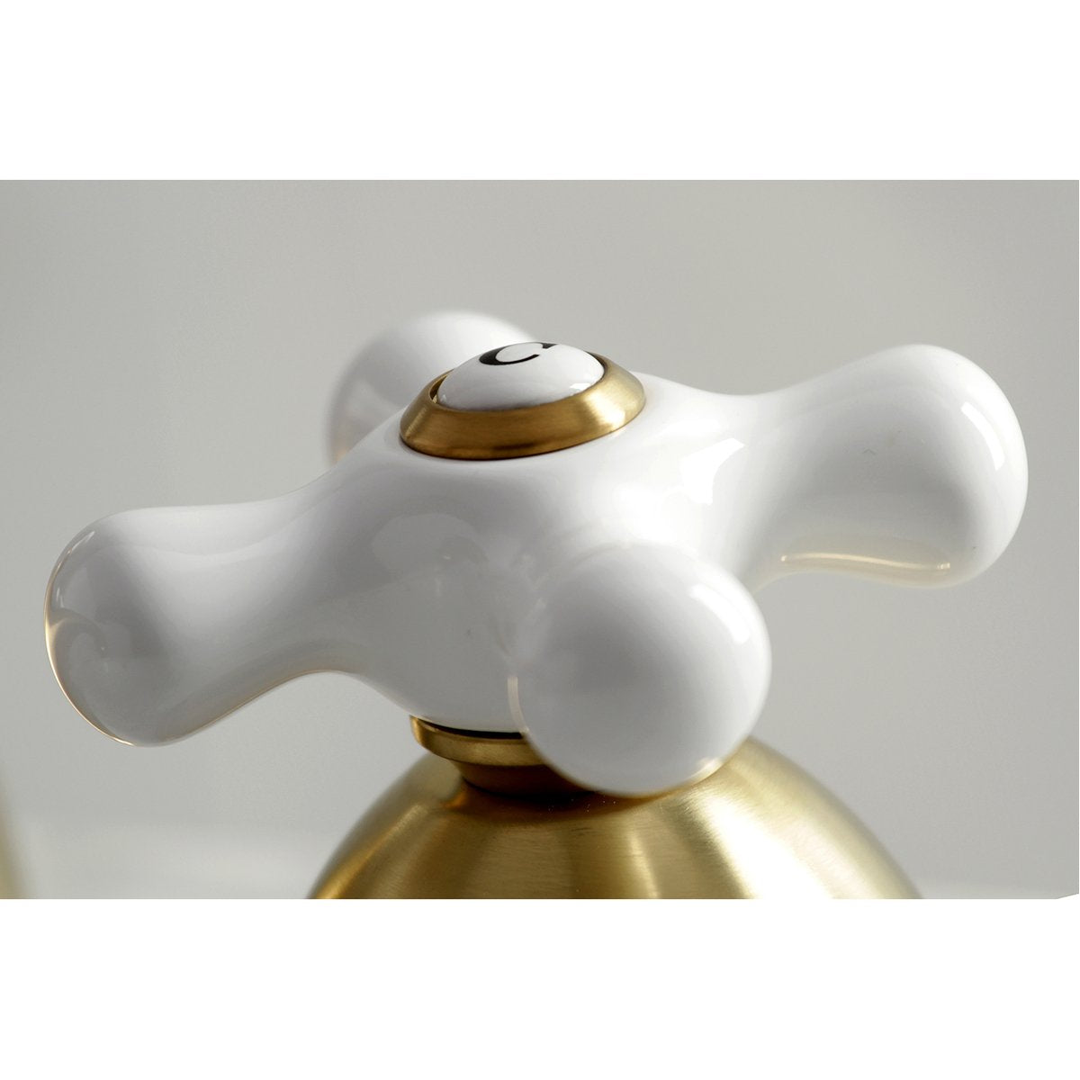 Kingston Brass Restoration 3-Hole 8-Inch Widespread Bathroom Faucet