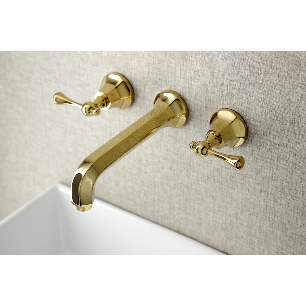Kingston Brass Metropolitan Wall Mount Bathroom Faucet